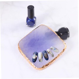 Baluue Nail Art Palette Manicure Resin Nail Display Plate Smooth Texture for Mixing Pigments