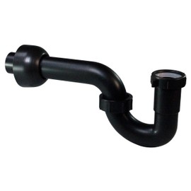 Westbrass D401-PF-12 Decorative Styrene P-Trap, Oil Rubbed Bronze