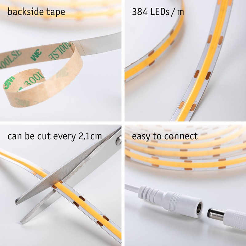 Paulmann 78862 SimpLED LED Strip Full-Line COB Complete Set 3