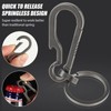 Ouligay Titanium Carabiner Keyring Carabiner Bottle Opener Titanium Carabiner Key