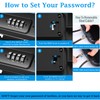 Olipiter Newest Travel Combination Lock Box, Portable Safe Lock Box