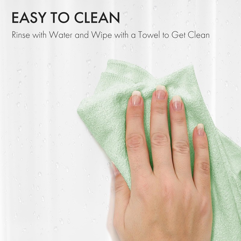 AmazerBath Shower Curtain Liner 2 Pack, 72 x 84 Inches