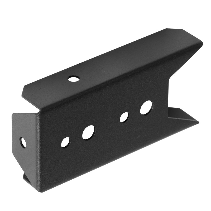 20 Pcs 2x4 Fence Bracket,Thickness1.2mm(18 Gauge) Black Deck Rail Bracket