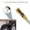 12FT LP Quick Connect Propane Hose for RV to Grill,