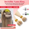 S-noilite Nano Hair Extensions Real Human Hair Bleach Blonde -