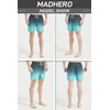 MADHERO Mens Swim Trunks Short Bathing Suit with Mesh Lining