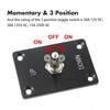 EATAKWARD 12V DC 30A Momentary Toggle Switch, Waterproof 3 Pin