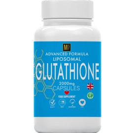 Glutathione Supplement 2000mg | 120 Capsules | 1-A-Day, 4 Month Supply | Liposomal Max Absorption | Supports Liver Detox, Cell Repair & Immune Support | Vegan | No Fillers | Non-GMO | UK Company