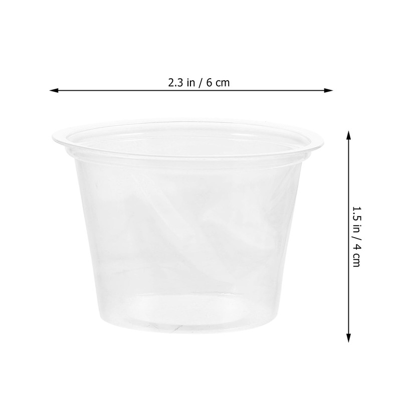 Ciieeo 120Pcs Clear Windproof Candle Cups 2.36In Tea Light Holders