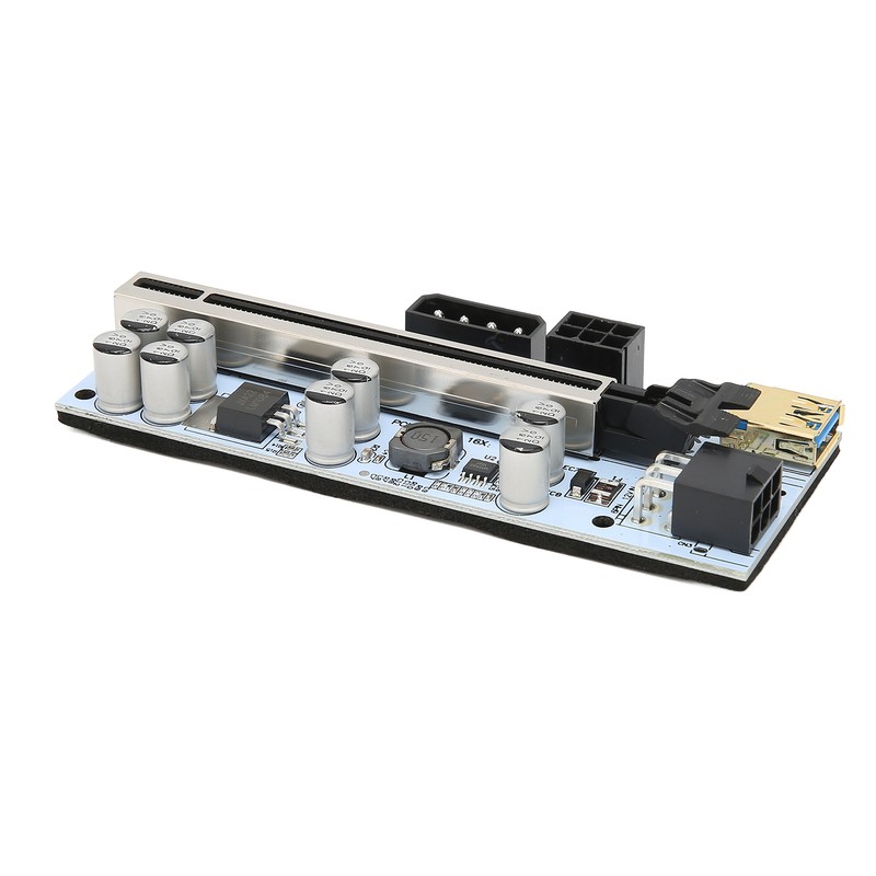 PCIE Riser Card 8 Firm Capacitors Strong Anti Interference GPU