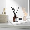 XINSUO Bathroom Tray, Decorative Tray, Dressing Table Tray (White Marble,