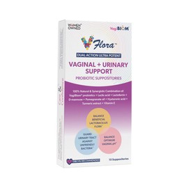 Dual Action Formula. Vaginal and Urinary Support to Balance Intimate Flora. Lactoferrin + Mannose + Lactobacillus crispatus to Flora Nourish Flora for Skin Health. Natural - Vegan