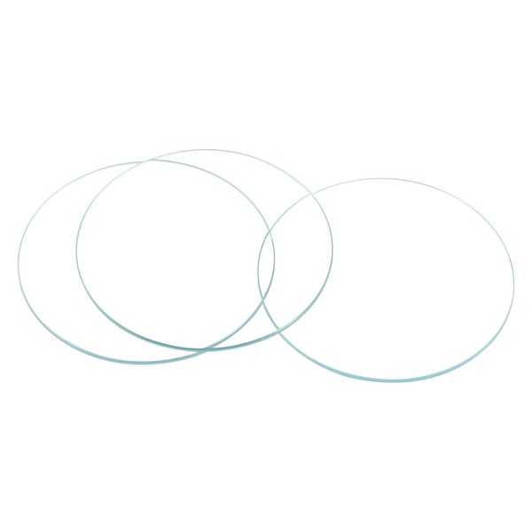 sourcing map 6-Pack Watch Crystal Lens Glass 30mm Dia. Round