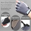 CubePlug Kids Boy Girl Cycling Climing Half Finger Gloves GEL