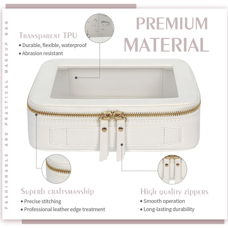 Clear Makeup Bag Cosmetic Organizer Case Waterproof Travel Toiletry Bag