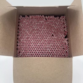 Aardvark New Aardvark Paper Straws Jumbo Red Striped Unwrapped  7.75”  600 Count