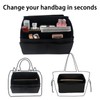 AWAVM Bag Organizer Insert - Multi-Pocket Felt Liner for Handbags,