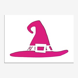 Witch Wizard Hat Stencil Reusable Sturdy Flexible Transparent 14 x 22.25 Inches Arts and Crafts Material Scrapbooking for Airbrush Painting Drawing