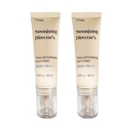 1+1 Etude Soonjung Director Tone-Up Touch-up Sun Cream 40ml+40ml (AD) / 1+1 에뛰드 순정 디렉터 톤업 수정 선크림 40ml+40ml (AD)