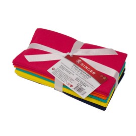Singer Fabric, 100% Cotton, Spring Brights Solid 5Pc Bundle