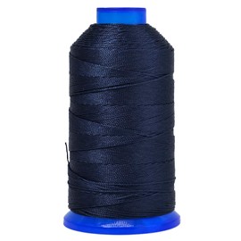 Selric [600Yards / 26 Colors Available] Tex 270 Bonded Nylon Thread for Leather Sewing 840D/3 T270#277 Heavy Duty Upholstery thread for Leather and Other Heavy Fabric（Navy Blue）