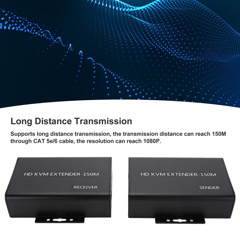 HD KVM Extender Full HD 1080P Uncompressed Transmission Over Single