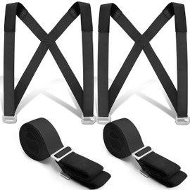 DEYACE Moving Straps 2-Person Lifting Straps for Moving Furniture, Appliances, Mattresses or Any Item up to 800 lbs Black