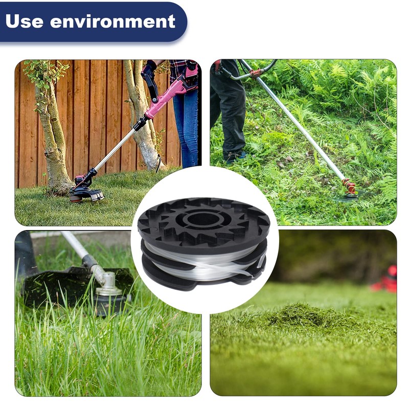 Odashen 6 Pack Grass Trimmer Spool Replacement for Parkside Cordless