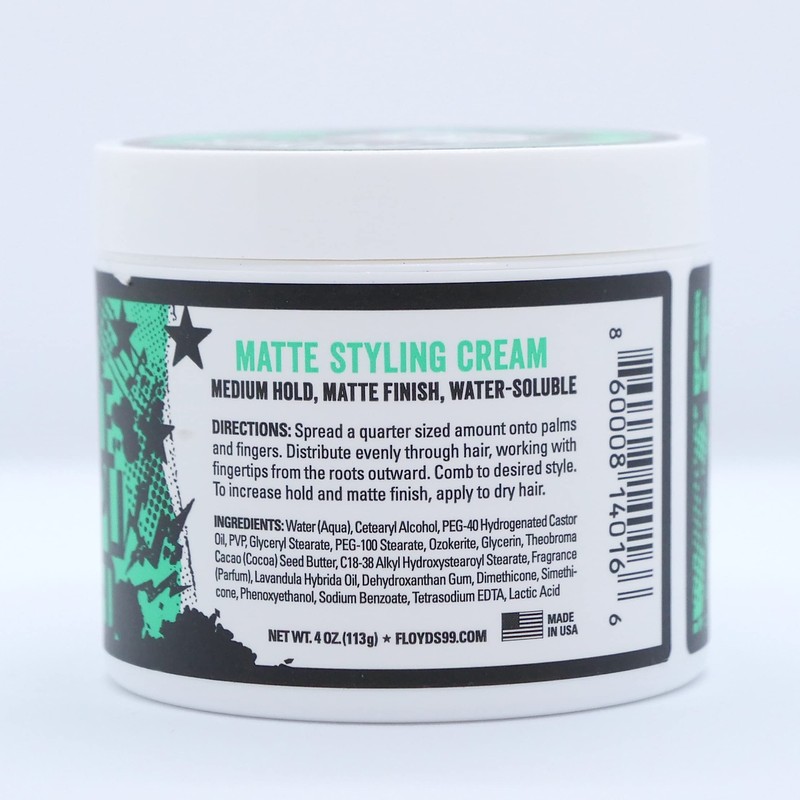 Floyd's 99 Matte Styling Cream Powered by Suavecito - Medium