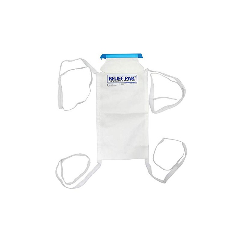 Relief Pak Large ice Bag with tie-Strings, 10 Each