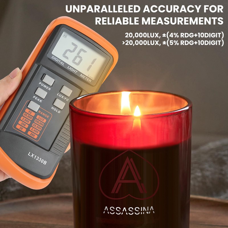 LX1330B Lighting Meter LCD Display Digital Luxmeter 0.1 to 200,000
