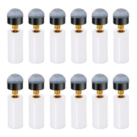 HUIESON 12 Sets 12mm Pool Cue Tips Replacement Kit, includes Blue Screw On Pool Cue Stick Tip & White Billiard Cue Ferrule, Billiard Pool Stick Tips Replacement Kit.