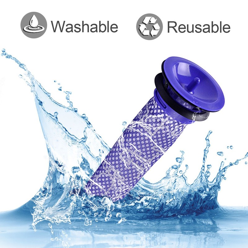 KEEPOW 3 Packs Washable Pre-Filters Replacement for Dyson DC62 DC59
