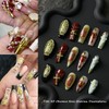 72PCS Gold Nail Charms