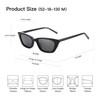 ZENOTTIC Trendy Polarized Women Sunglasses: Retro Cateye Shades for Ladies