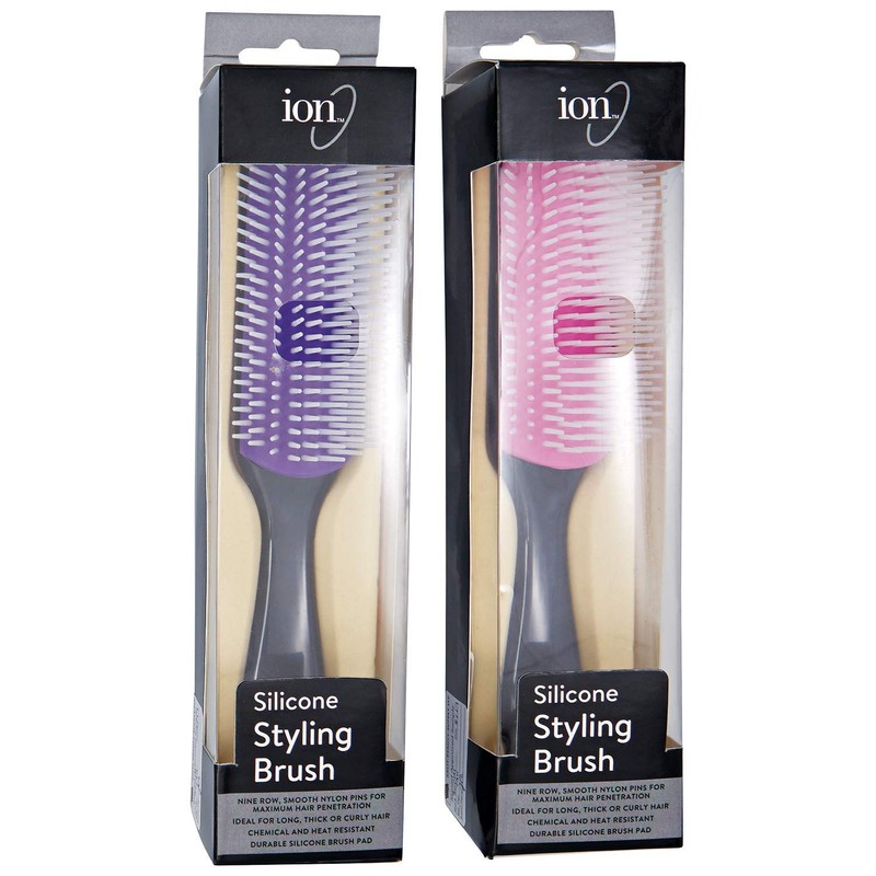 Ion 9 Row Silicone Brush