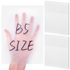 Gueevin 100 Sheets 6.8 x 9.8 Inch Transparent Sticky Notes,
