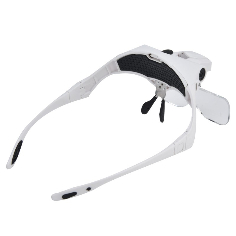 Head Magnifier LED USB Charging Jewelry Magnifying Glass for Painting