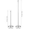 HANABASS Flag Holder, Flagpole Flag Stand, Flag Base, Mini Flag