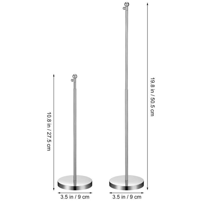 HANABASS Flag Holder, Flagpole Flag Stand, Flag Base, Mini Flag