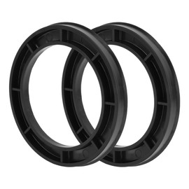 TUCKBOLD Car Wheel Hub Centric Rings Durable Wheels Center Shaft Shock Absorbing Hubrings Black 2 Pcs OD 108.1mm to ID 78.1 mm Polycarbonate
