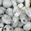 Pachamama Essentials Rainbow Moonstone Tumbled 20-25 mm Healing Stones, Metaphysical