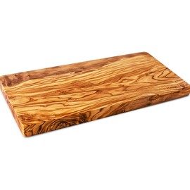 Forest Decor Olive Wood Cutting Board, Natural Sustainable Wooden Kitchen Chopping Board for Meat, Bread, Vegetables, Small Handmade Charcuterie Cheese Board, 11x6