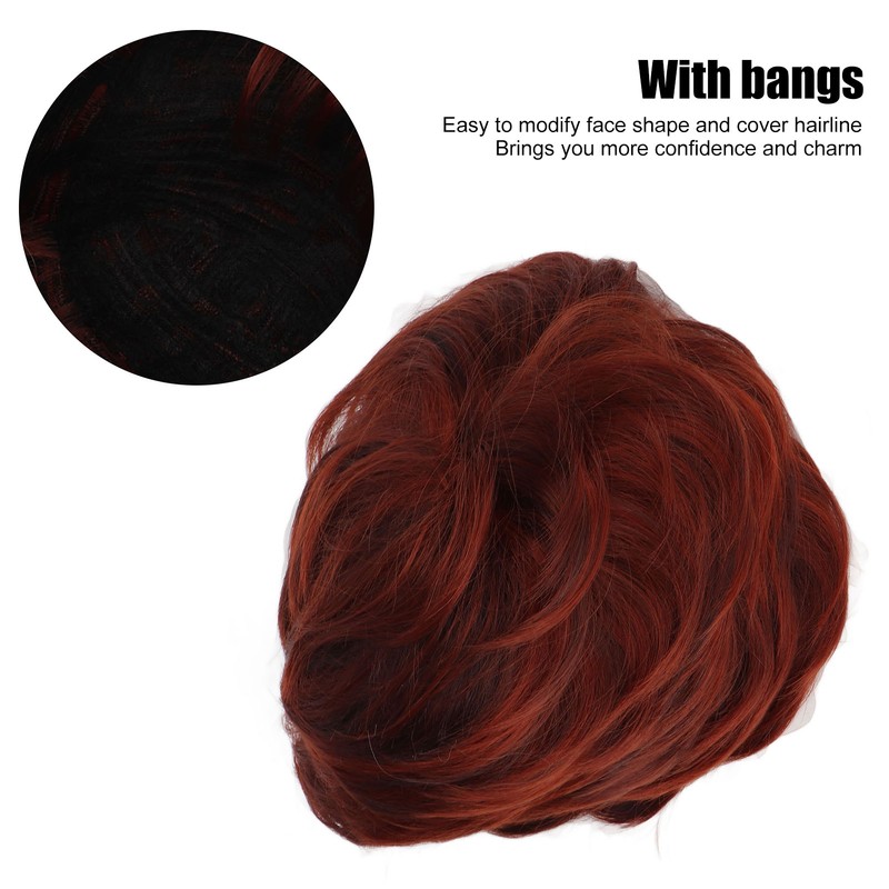 Hair Short Wigs Fashionable Adjustable High Temperature Synthetic Hair Fluffy