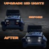 AreLokpri Front Turn Signal Lights Compatible with Wrangler YJ 1987-1995