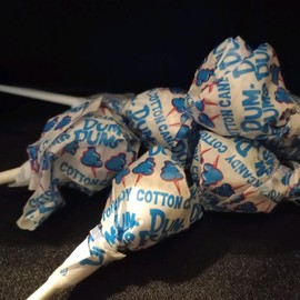 Tootsie Dum-Dums Candy Strawberry Flavor (x10) - Snack and Gum Sweet Bonbon snack bundle - Specification: Cotton Candy