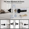 CHEN LCLILICHEN Fingerprint Door Lock Smart Door Knob with Keypad,