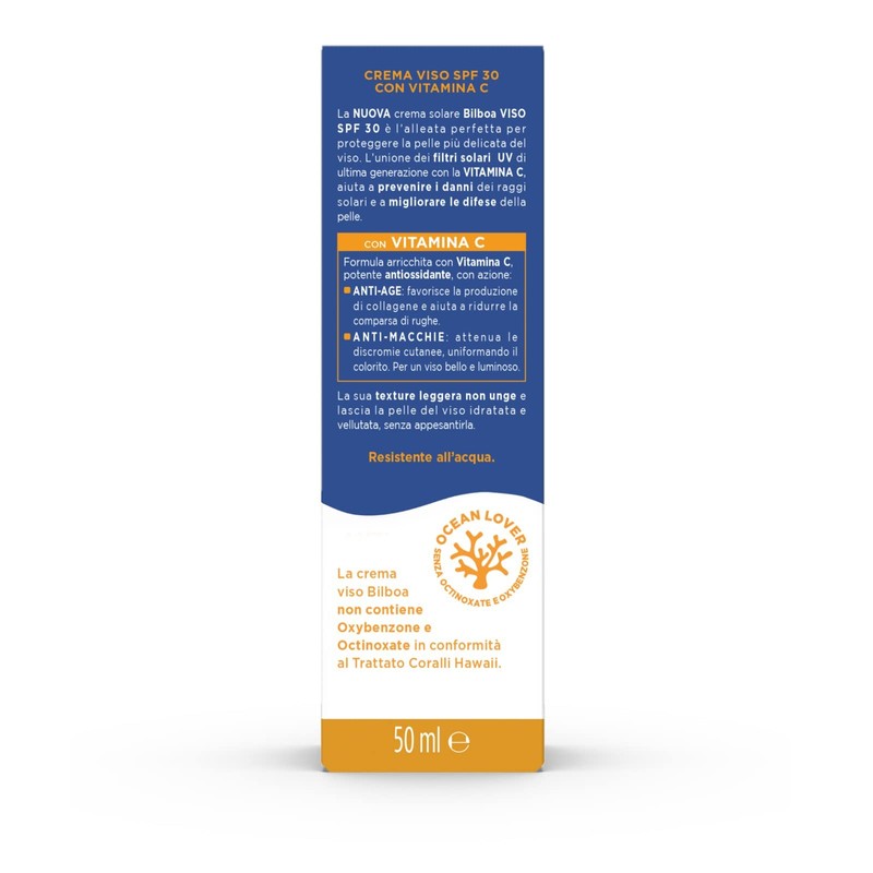 Bilboa Sun Face Cream with SPF 30 Protection, Cream with