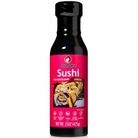 Otafuku Sushi Eel Sauce for Sushi Rolls, Japanese Unagi Sauce Gluten Free, 15 Oz