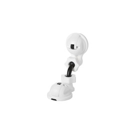 FECA FE-C1015 360 Degree Phone Rotation Swivel Tablet Mobile Stand Holder with Two Suction Cup Mount, White